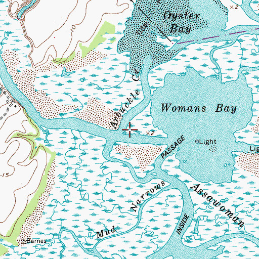 Topographic Map of Arbuckle Creek, VA