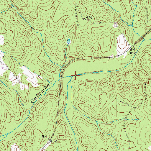 Topographic Map of Armistead Branch, VA