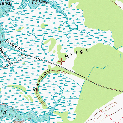 Topographic Map of Bailey Ridge, VA