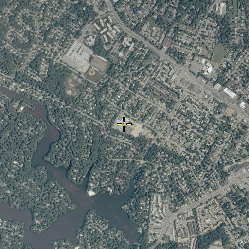 Aerial/Satellite Image of Baileys Elementary School, VA