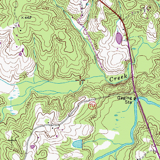 Topographic Map of Bales Spring Branch, VA