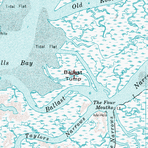 Topographic Map of Ballast Tump, VA
