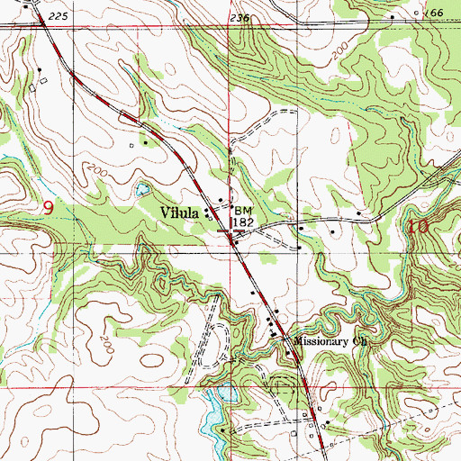 Topographic Map of Hamburg Academy (historical), AL