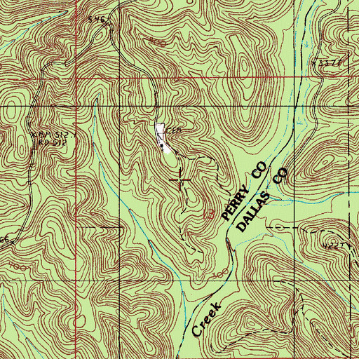 Topographic Map of Medline (historical), AL