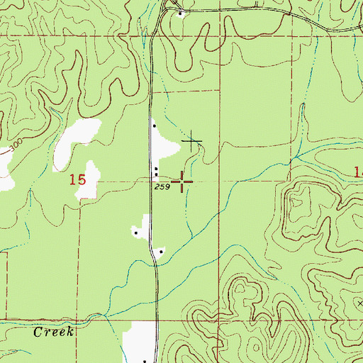 Topographic Map of Mount Carmel (historical), AL