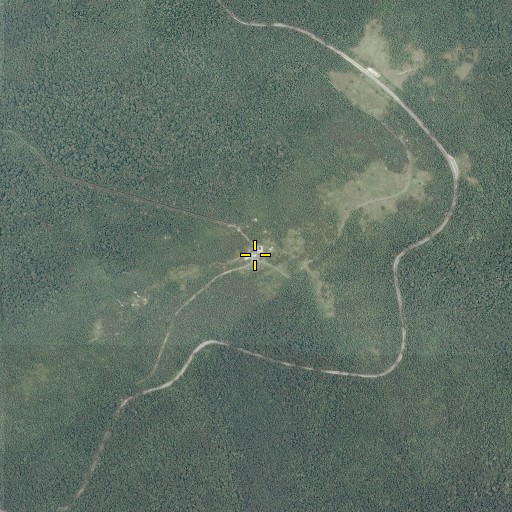 Aerial/Satellite Image of Bear Den Mountain, VA