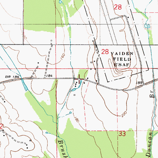 Topographic Map of Providence (historical), AL