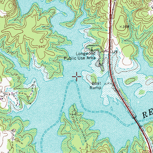 Topographic Map of Beaver Pond Creek, VA