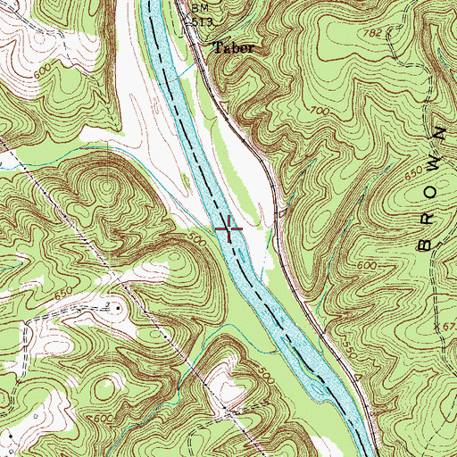 Topographic Map of Beechtree Creek, VA