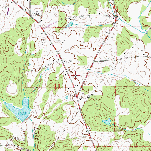 Topographic Map of Andersons Store (historical), AL