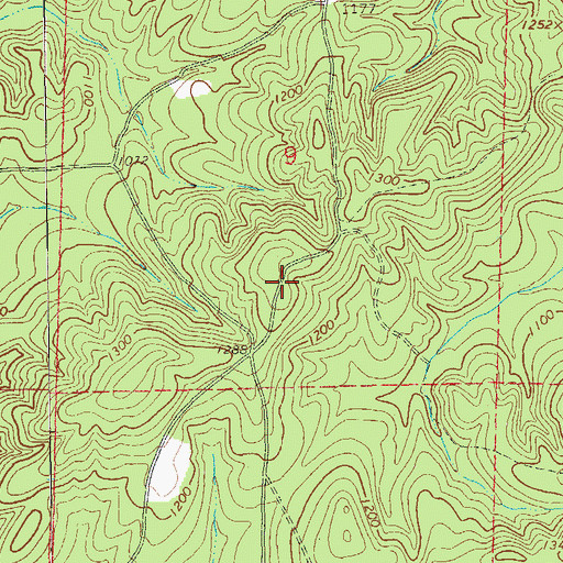 Topographic Map of Howles Grove Church (historical), AL