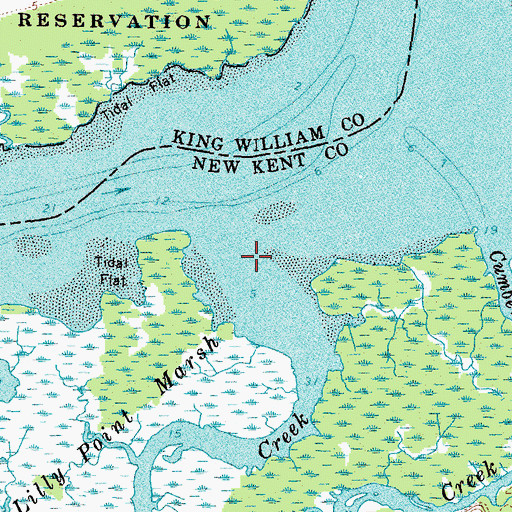 Topographic Map of Big Creek, VA