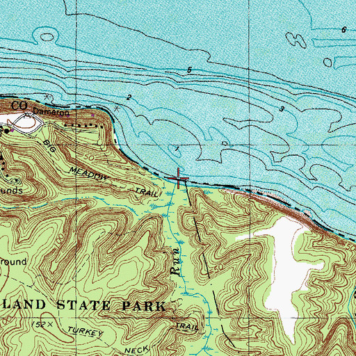Topographic Map of Big Meadow Run, VA