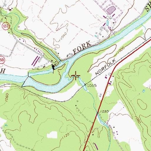 Topographic Map of Big Run, VA