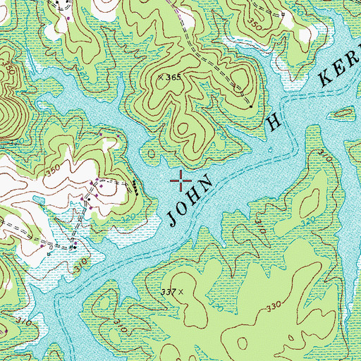 Topographic Map of Black Creek, VA
