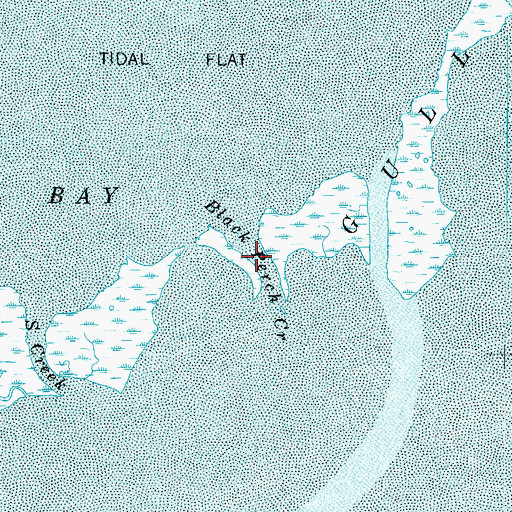 Topographic Map of Black Perch Creek, VA