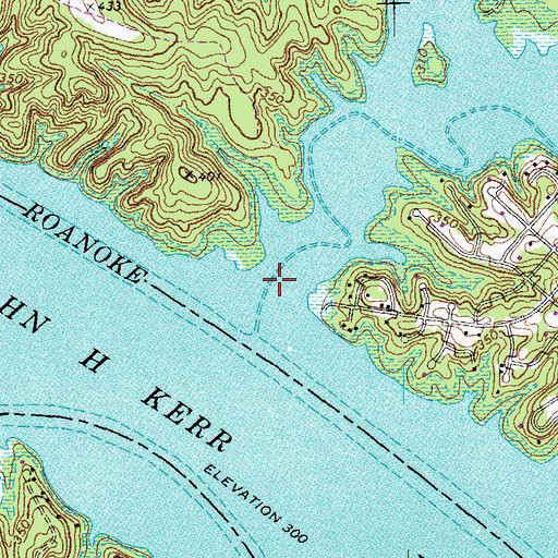 Topographic Map of Bluestone Creek, VA