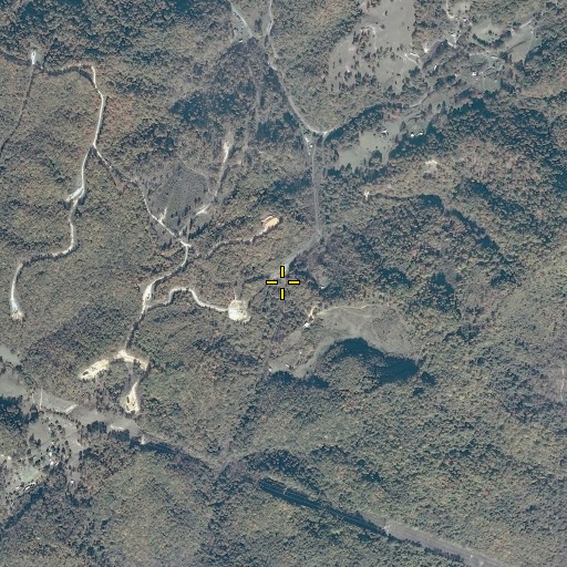 Aerial/Satellite Image of Bowen Gap, VA