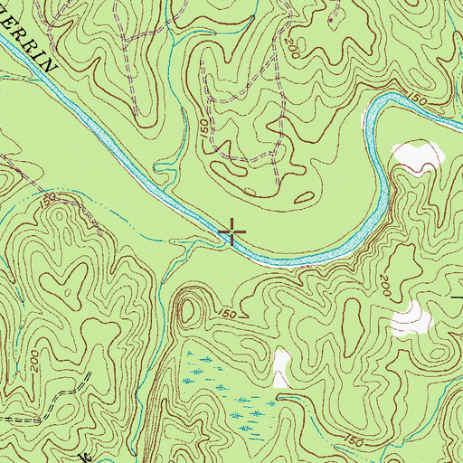Topographic Map of Brandy Creek, VA
