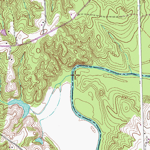 Topographic Map of Broad Branch, VA