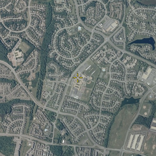 Aerial/Satellite Image of Broad Run High School, VA