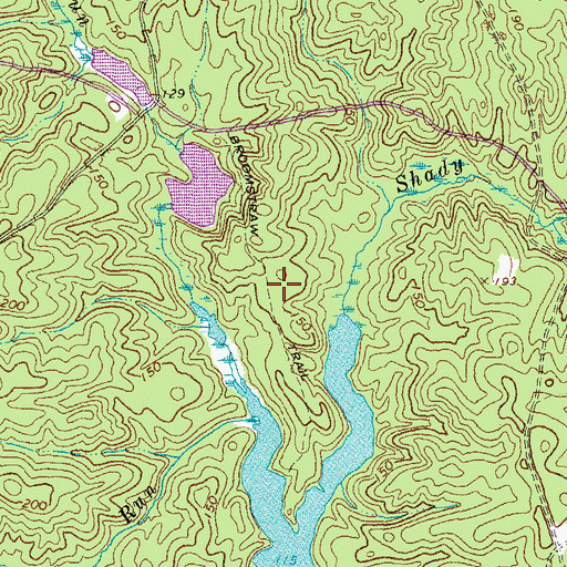 Topographic Map of Broomstraw Trail, VA