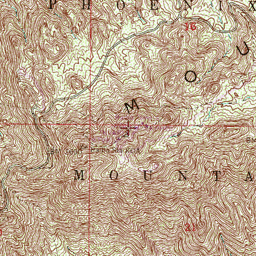 Topographic Map of KPAZ-TV (Phoenix), AZ
