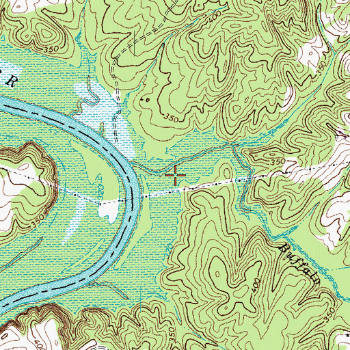 Topographic Map of Buffalo Creek, VA