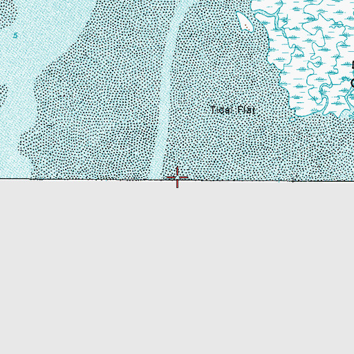 Topographic Map of Burtons Bay, VA