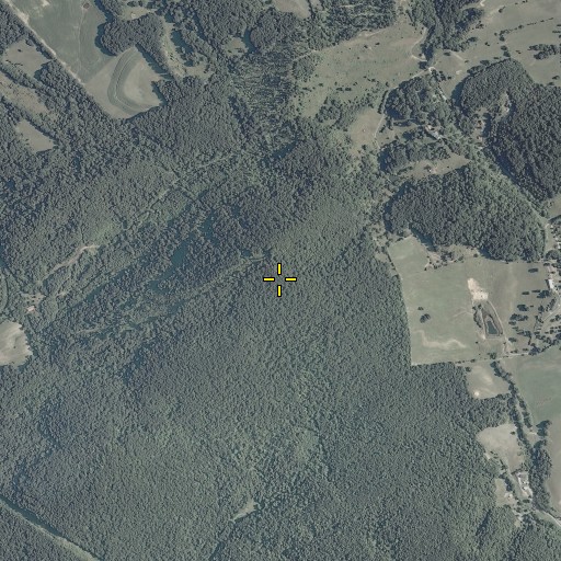Aerial/Satellite Image of Calfee Knob, VA