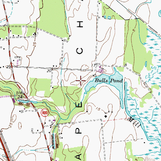 Topographic Map of Cape Charles, VA