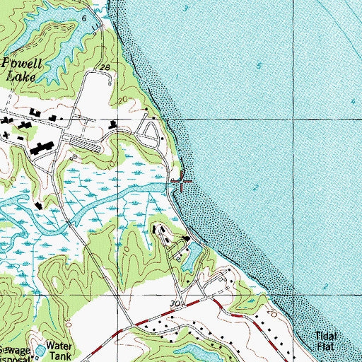 Topographic Map of Carter Creek, VA