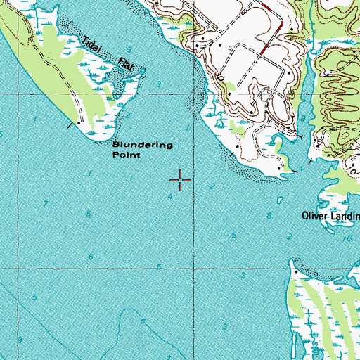 Topographic Map of Carter Creek, VA