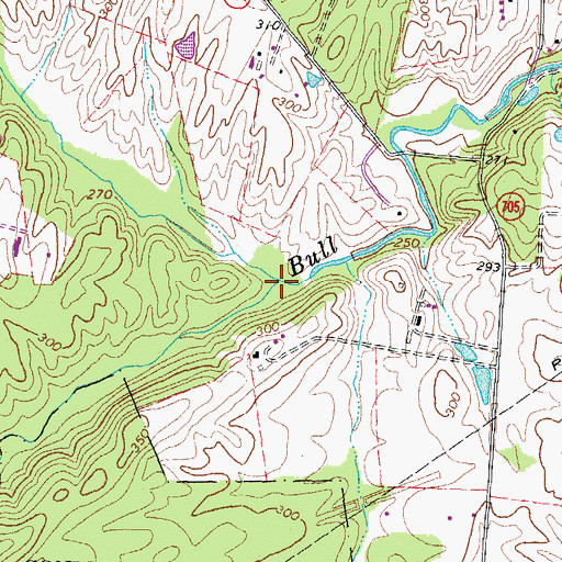 Topographic Map of Catharpin Creek, VA