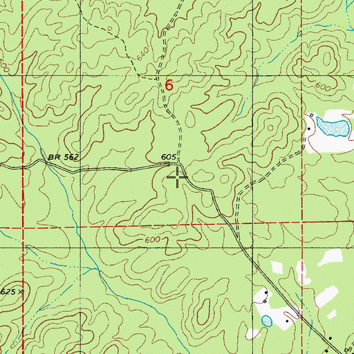 Topographic Map of Joinertown, AL