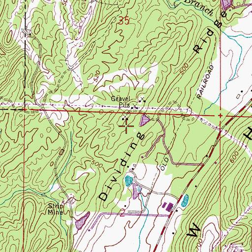 Topographic Map of Jones School (historical), AL
