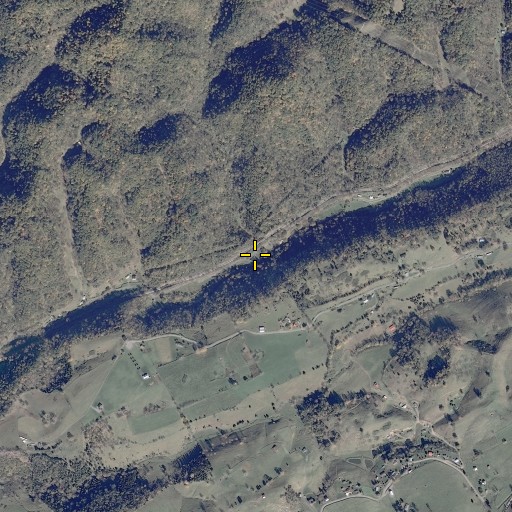Aerial/Satellite Image of Claypool Branch, VA
