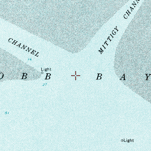 Topographic Map of Cobb Bay, VA