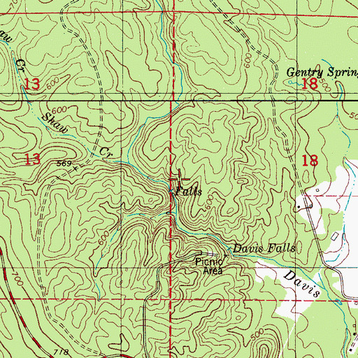 Topographic Map of Mary Elizabeth Mine, AL