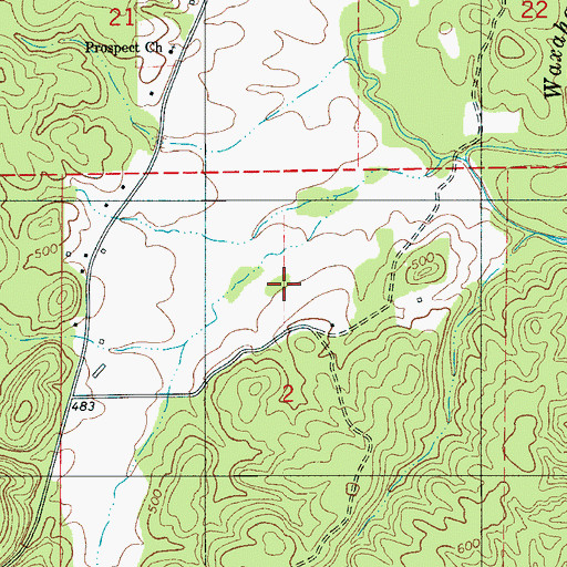 Topographic Map of May Plantation (historical), AL