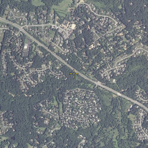 Aerial/Satellite Image of Colvin Run Mill Park, VA