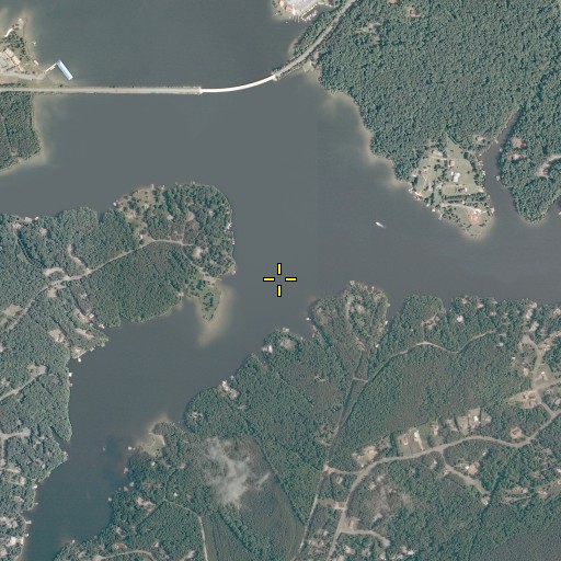 Aerial/Satellite Image of Contrary Creek, VA
