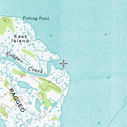 Topographic Map of Cooper Creek, VA