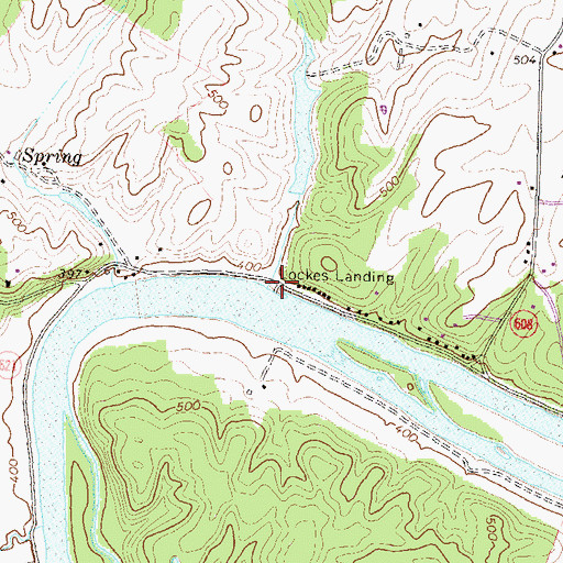 Topographic Map of Craig Run, VA