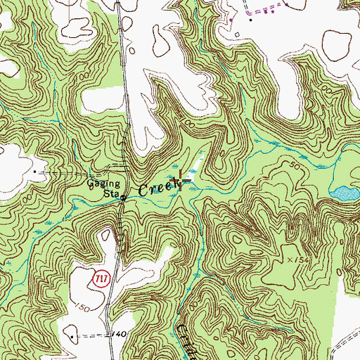 Topographic Map of Criddlin Swamp, VA