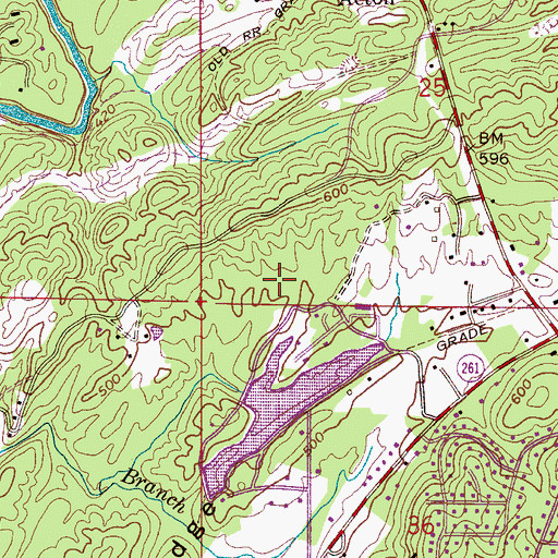 Topographic Map of Riverchase Middle School, AL