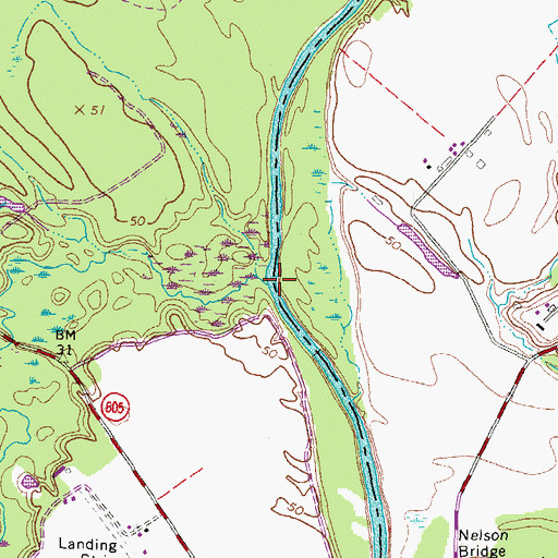 Topographic Map of Crump Creek, VA