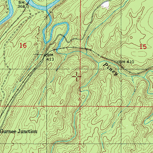 Topographic Map of Sieard Mine, AL