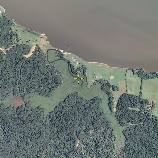 Aerial/Satellite Image of Dirt Bridge Run, VA