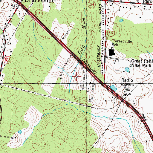 Topographic Map of Dog Run, VA